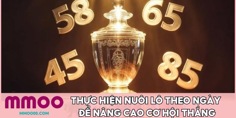 Thực hiện nuôi lô theo ngày để nâng cao cơ hội thắng